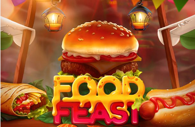 Food Feast, Slot Online, vídeo caça-níqueis,  Evoplay, Giros Grátis,  Caça-níqueis